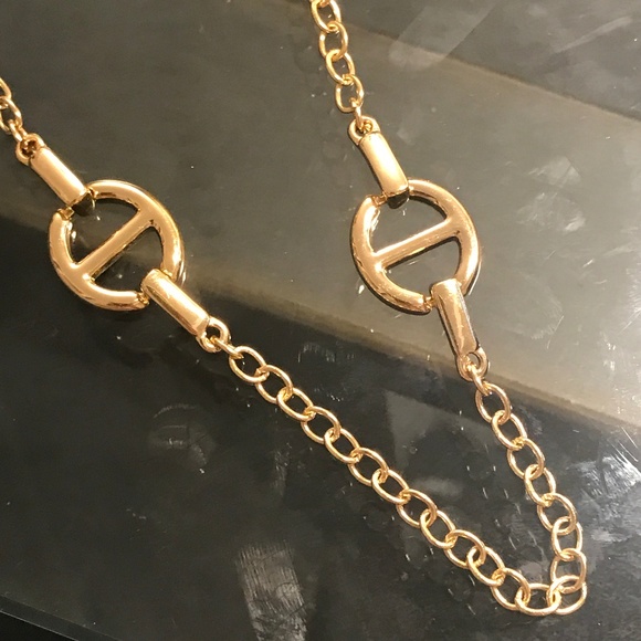 Ralph Lauren Station Gold Long Necklace 34" NWT rll - Picture 2 of 4